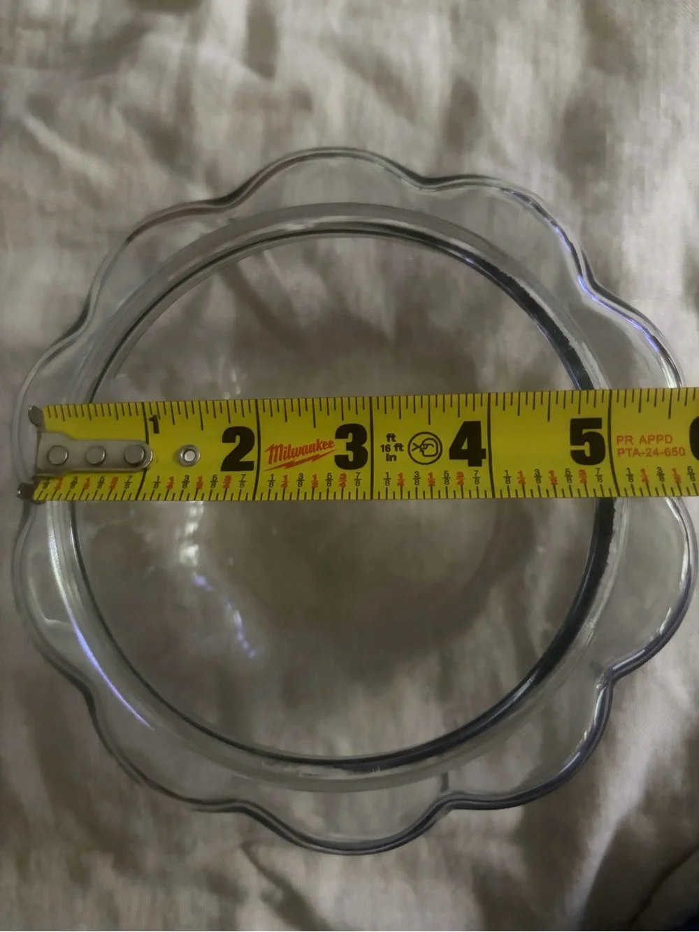 Anchor hocking vintage glass pumpkin jar BASE ONLY 70 oz